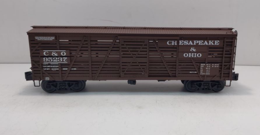 Lionel 6-17711 O Gauge Chesapeake & Ohio ACF 40-Ton Stock Car #95237 LN/Box