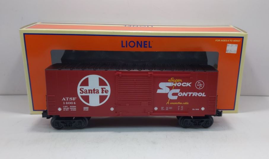 Lionel 6-25009 O Gauge Santa Fe Hi-Cube Boxcar #14064
