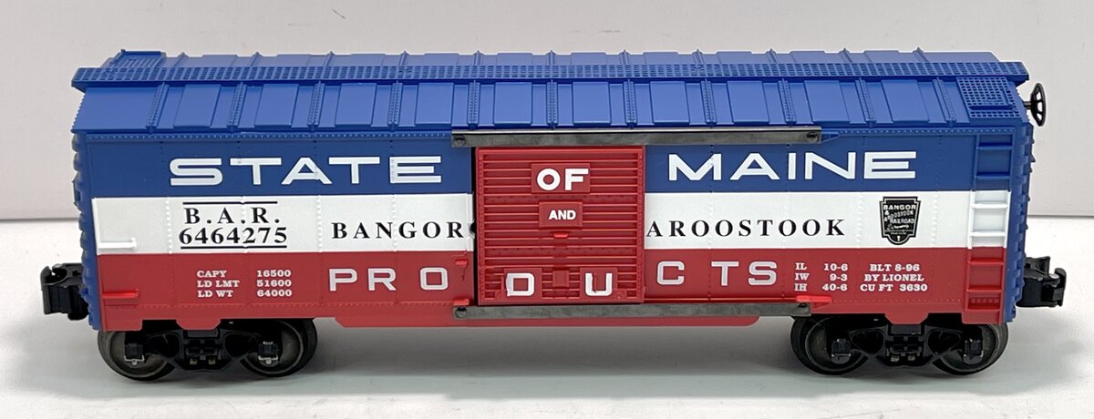 Lionel 6-19285 O Gauge Bangor & Aroostook "State of Maine" Boxcar #6464275