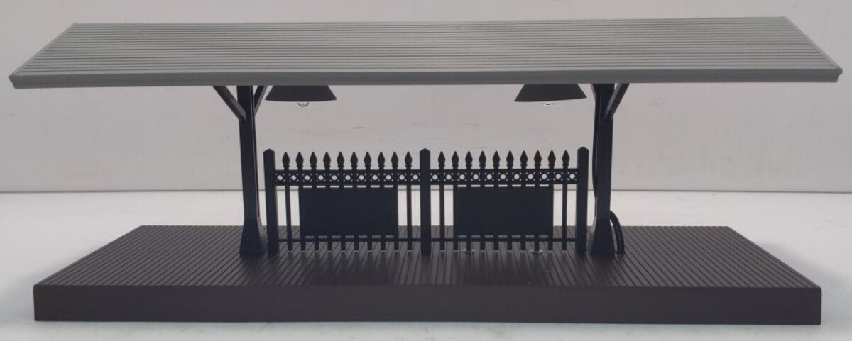 MTH 30-9006 O Gauge Passenger Station Platform (Gray Roof/Brown Base)