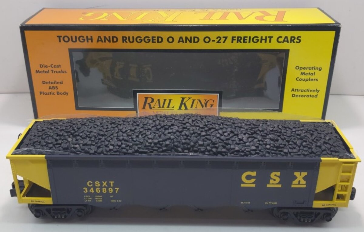 MTH 30-75108 CSX Hopper w/Coal Load LN/Box
