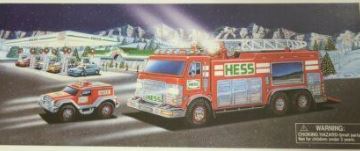 Hess 2005 Die Cast Emergency Fire Truck w/Rescue Vehicle LN/Box