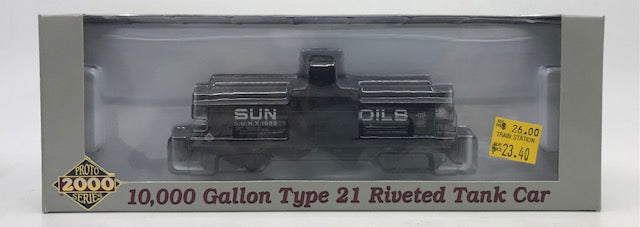 Proto 2000 23364 HO Scale SUNX 10,000 Gallonv Type 21 Riveted Tank Car #1953 LN/Box