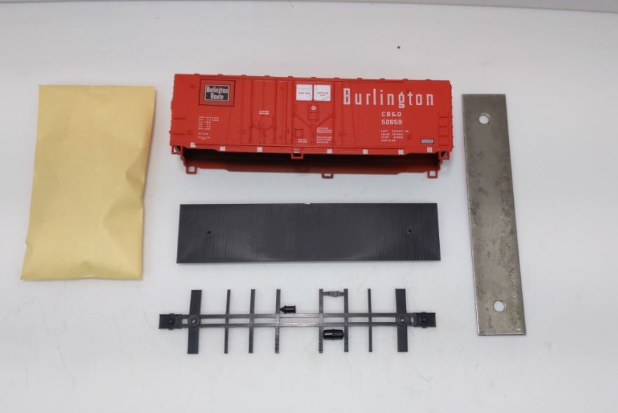 Athearn 2091 HO Scale Burlington 40' G / L Boxcar # 52659 Kit