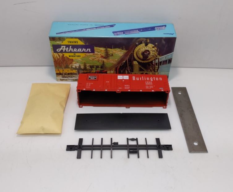 Athearn 2091 HO Scale Burlington 40' G / L Boxcar # 52659 Kit