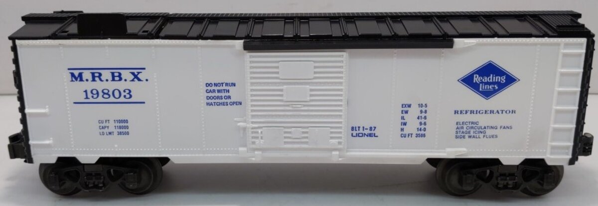 Lionel 6-19803 O Gauge Reading Operating Ice Car #19803 NIB