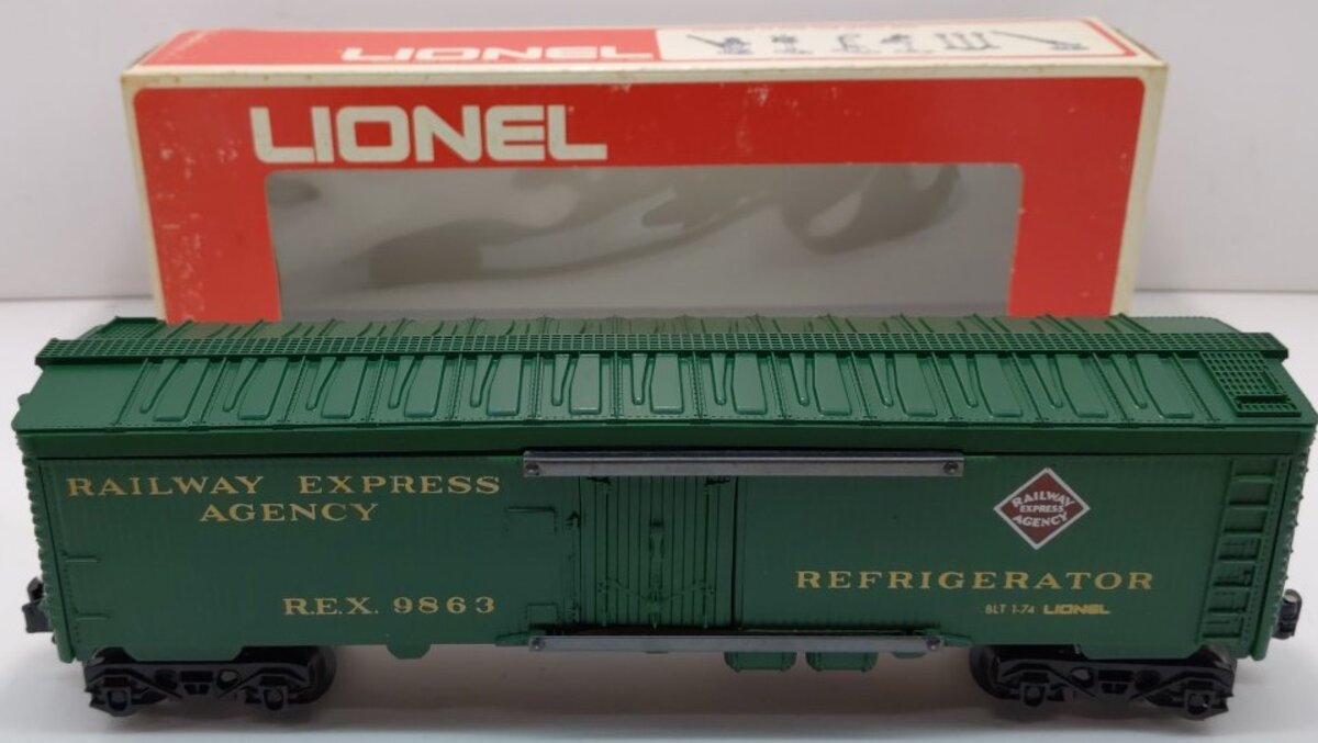 Lionel 6-9863 O Gauge REA Reefer Car #9863 LN/Box