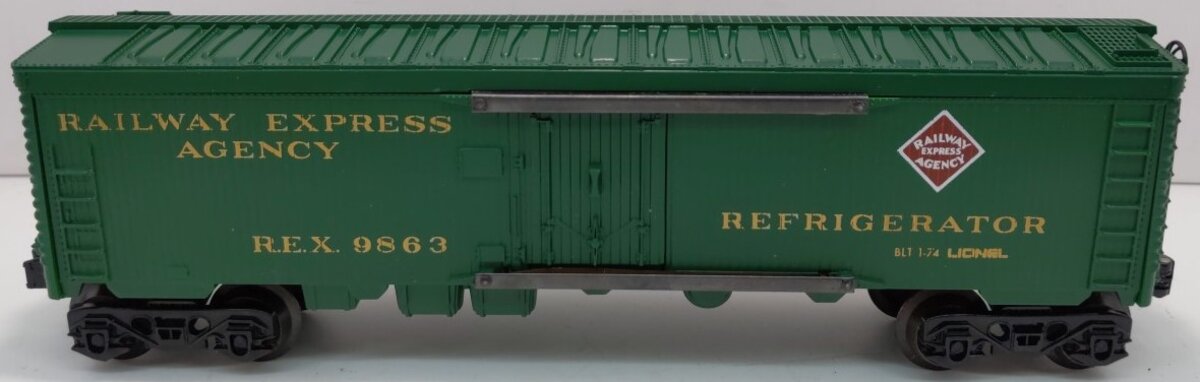 Lionel 6-9863 O Gauge REA Reefer Car #9863 EX/Box
