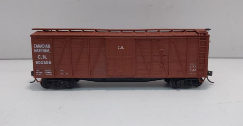 Accurail 4003 HO Canadian National 40' Outside Braced Wooden Boxcar # 50089 Kit