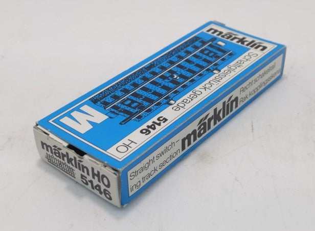 Marklin 5146 HO Scale M Track Straight Switch Track Section