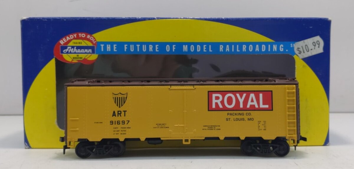 Athearn 7120 HO ART Royal 40' Steel Reefer #91697