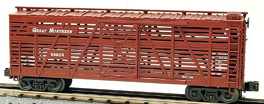 MTH 20-90006A Great Northern Stock Car LN/Box