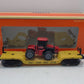 Lionel 6-16957 O Gauge Depressed-Center Flatcar with ERTL Case 4WD Loader #6461 LN/Box