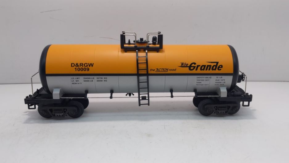 MTH 20-9201 O Gauge Denver & Rio Grande Tank Car #10009 LN/Box