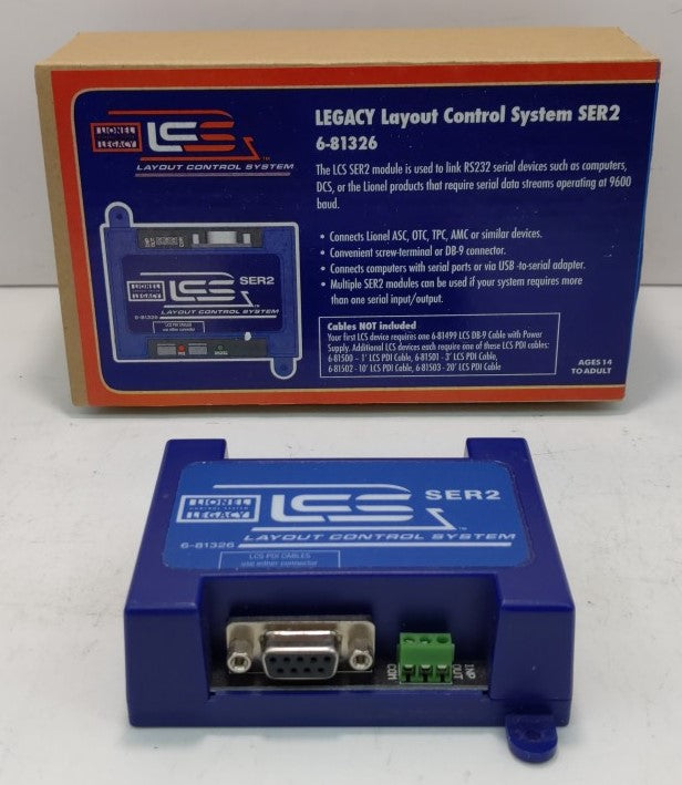 Lionel 6-81326 O Scale LCS Legacy Layout Control System - SER2 NIB