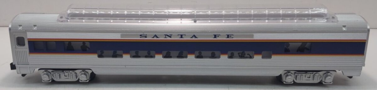 American Flyer 6-49940 S Scale Santa Fe Full Vista Dome Passenger Car LN/Box