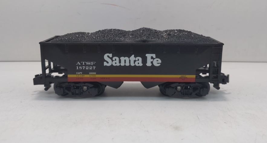 American Flyer 6-48637 S Scale Santa Fe Midnight Chief 2-Bay Hopper #187227 LN/Box