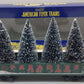 American Flyer 6-48566 S Gauge Gondola with Christmas Trees LN/Box