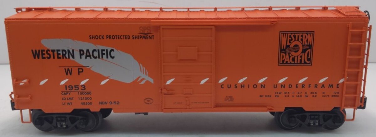 Lionel 6-17278 O Gauge Western Pacific PS-1 Boxcar #1953