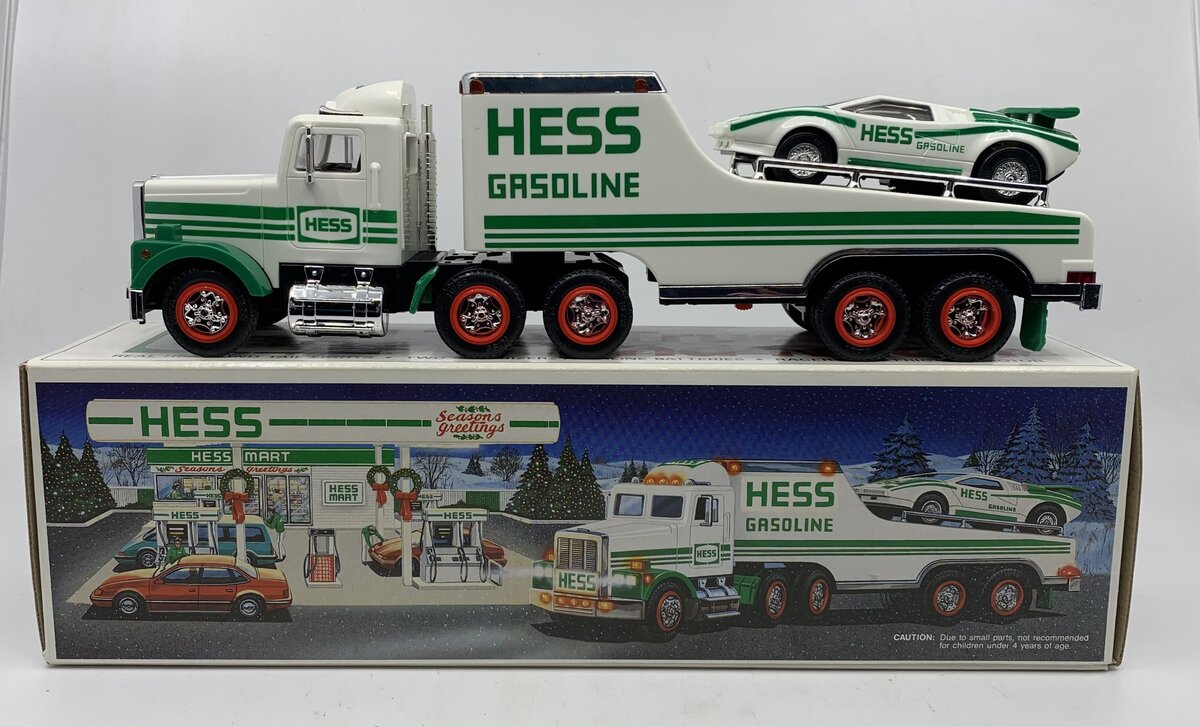 Hess 1991 1:64 Scale Die-Cast Toy Truck & Racer LN/Box