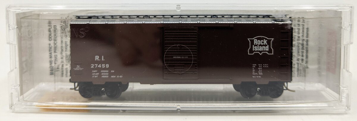 Micro-Trains 02000058 N Rock Island 40' Standard Single Door Boxcar #27459