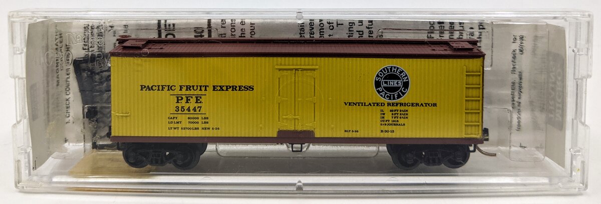 Micro-Trains 04900180 N Southern Pacific 40' Double Wood Sheathed Reefer #35447