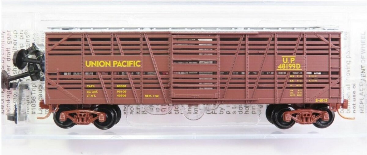 Micro-Trains 03500120 N Union Pacific 40' Despatch Stock Car #48199D