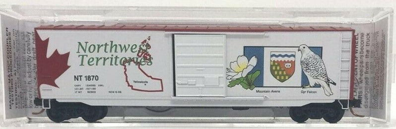 Micro-Trains 07700162 N Scale Northwest Territories 50' Single Door Boxcar #1870 LN/Box