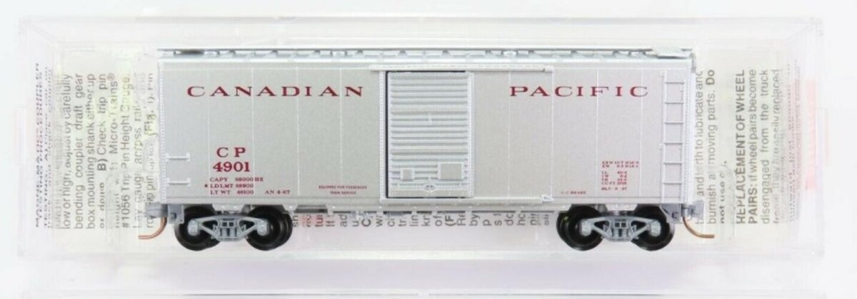 Micro-Trains 02000546 N Canadian Pacific 40' Standard Single Door Boxcar #4901