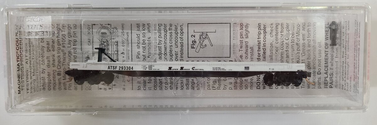 Micro-Trains 06400010 N Scale ATSF 57' 6" Converted TOFC Flatcar #293304 LN/Box