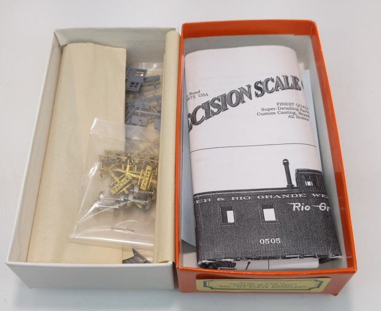 Precision Scale Co. 10682.1 HOn3 D&RGW Long Caboose Kit