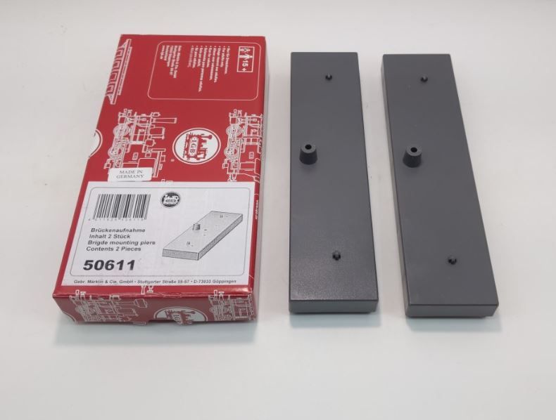 LGB 50611 G Scale Bridge Mounting Piers (Pack of 2) NIB
