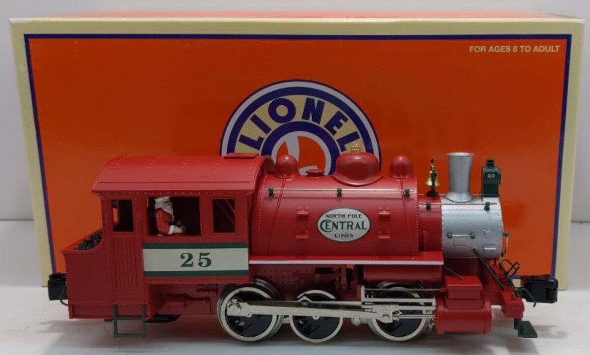 Lionel 6-28660 O Gauge North Pole 0-6-0 Dockside Switcher #25 LN/Box