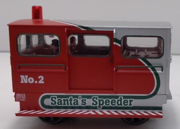 Lionel 6-28412 2006 Santas Christmas Speeder NIB