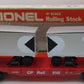 Lionel 6-9149 O Gauge CP Rail Flatcar with Piggyback Vans