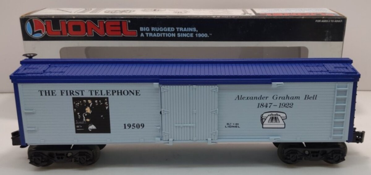Lionel 6-19509 O Gauge Alexander Graham Bell Reefer LN/Box