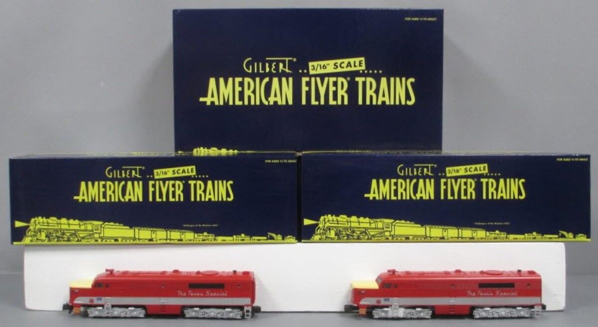 American Flyer 6-48162 S Scale Texas Special Alco PA A-A Diesel Locomotive Set LN/Box