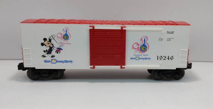 Lionel 6-19246 O Gauge Walt Disney World 20th Anniversary Hi Cube Boxcar #19246 LN/Box