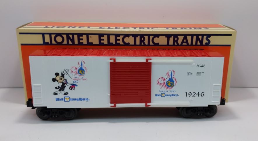 Lionel 6-19246 O Gauge Walt Disney World 20th Anniversary Hi Cube Boxcar #19246 LN/Box