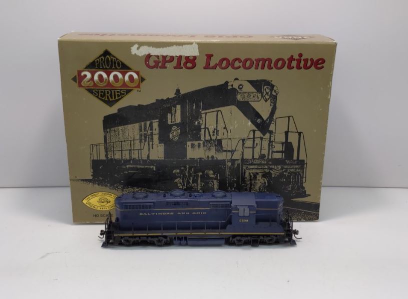 Proto 2000 8138 HO Scale Baltimore & Ohio GP18 Diesel Engine #6599