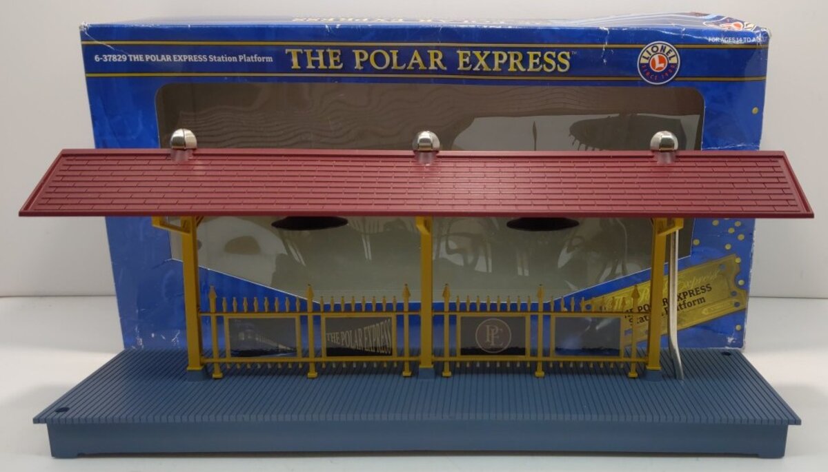 Lionel 6-37829 O Polar Express Station Platform LN/Box