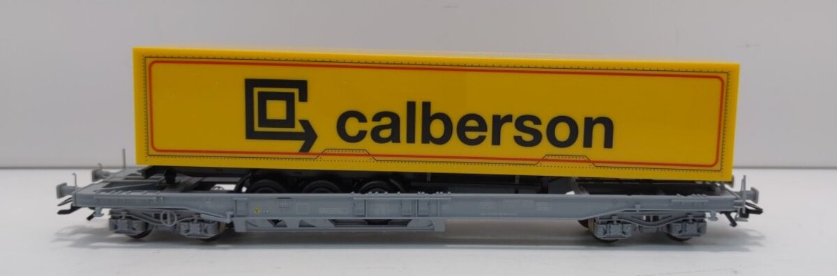 Marklin 47450 HO SNCF Flatcar w/ Calberson Container