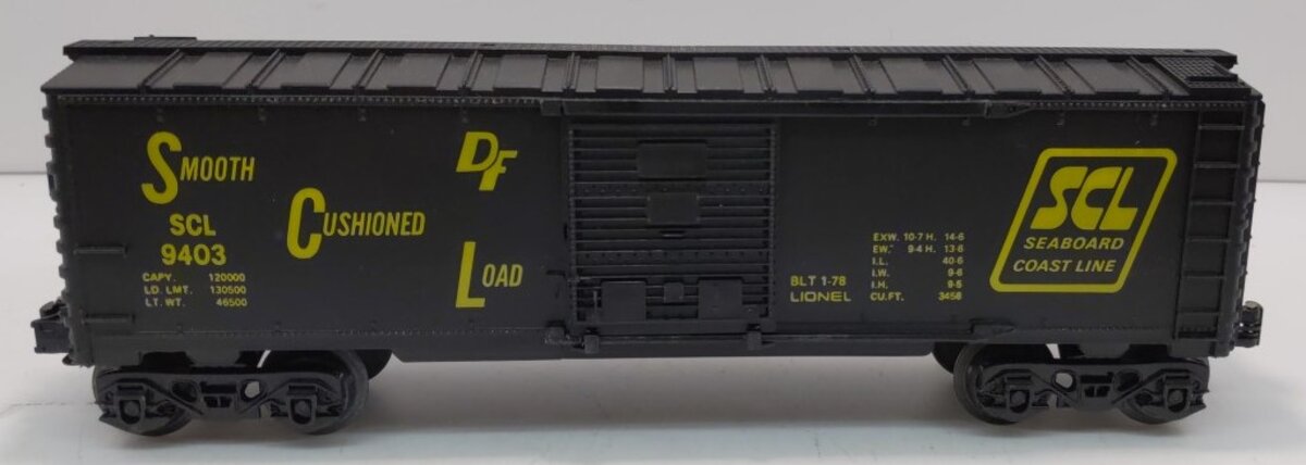 Lionel 6-9403 O Gauge Seaboard Coast Line Boxcar LN/Box