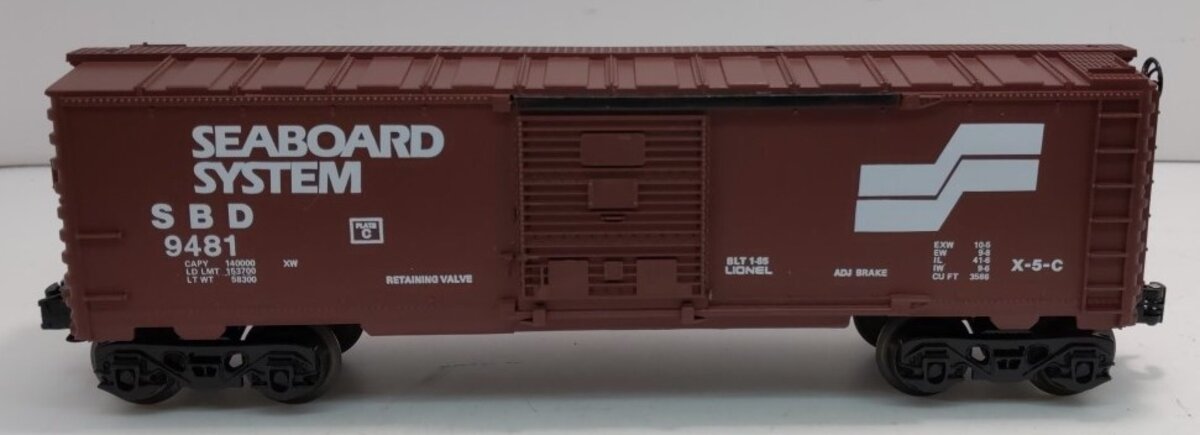 Lionel 6-9481 O Gauge Seaboard System Boxcar LN/Box