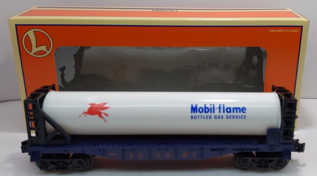Lionel 6-19472 O Gauge Mobil Bulkhead Flatcar with Tank NIB