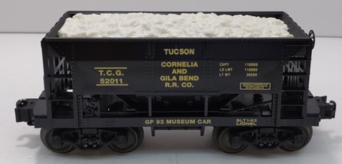 Lionel 6-52011 O Gauge Gadsden Pacific Cornelia & Gila Bend Museum Ore Car LN/Box