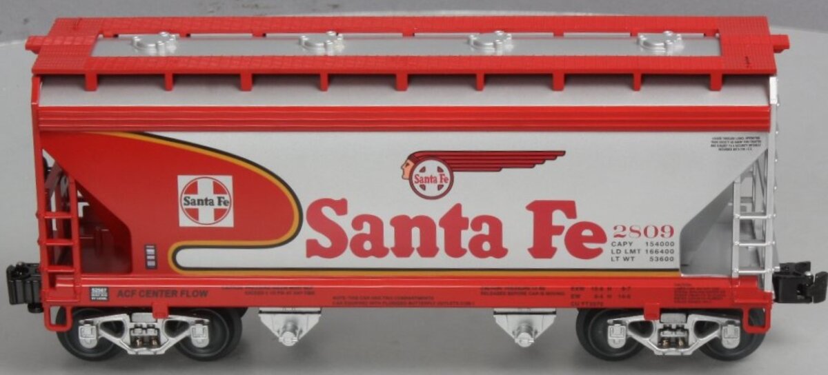 Lionel 6-52567 O Gauge Santa Fe "Super Chief" ACF 2-Bay Hopper #2809 LN/Box