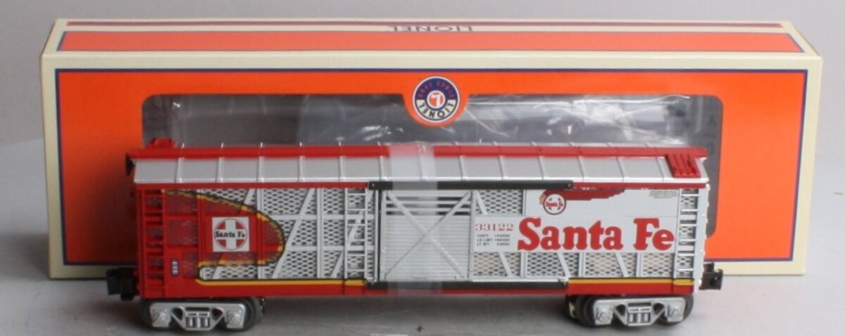 Lionel 6-58535 O Gauge Santa Fe War Bonnet Transparent Boxcar LN/Box