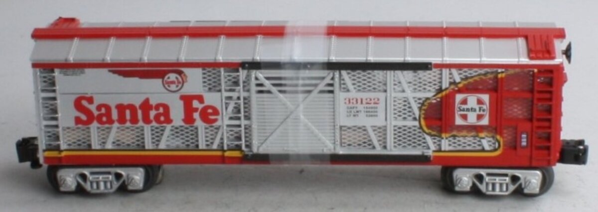 Lionel 6-58535 O Gauge Santa Fe War Bonnet Transparent Boxcar LN/Box