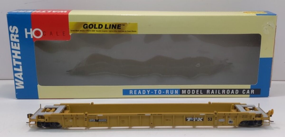 Walthers 932-3945 HO Scale TTX NSC 53' Well Car #655058 NIB